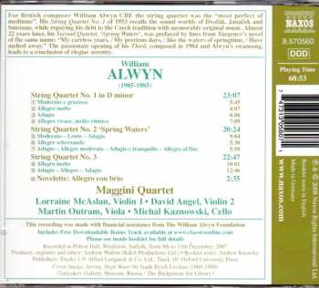 CD William Alwyn: String Quartets Nos. 1-3 — Novelette 355459