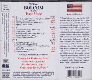 3CD William Bolcom: Piano Music 332218