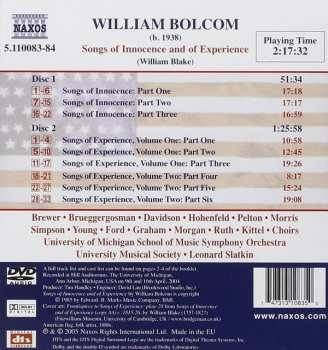 2DVD William Bolcom: Songs Of Innocence And Of Experience (William Blake) 307918
