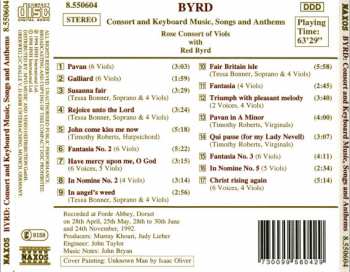 CD William Byrd: Consort And Keyboard Music, Songs And Anthems 288530