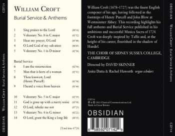 CD William Croft: Burial Service & Anthems 407936