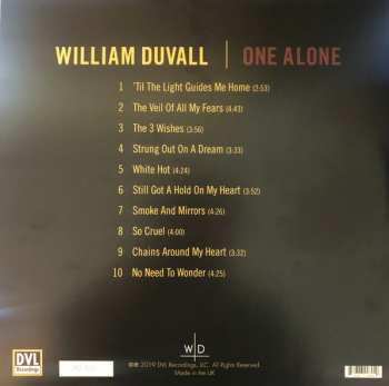 LP William Duvall: One Alone LTD | NUM 414127