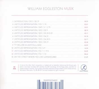 CD William Eggleston: Musik 238450