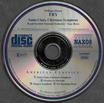 CD William Henry Fry: Santa Claus Symphony 122838