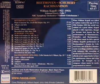 CD William Kapell: Kapell: Beethoven, Schubert, Rachmaninov 281470