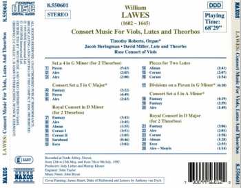 CD William Lawes: Consort Music For Viols, Lutes And Theorbos (Royal Consorts / Duets For Lute / Divisions On A Pavan) 325904