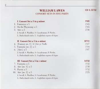 2CD William Lawes: Consort Sets in Five & Six Parts 91471