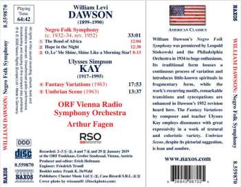 CD William Levi Dawson: Negro Folk Symphony 480527