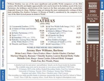 CD William Mathias: Songs and Chamber Music (A Vision of Time and Eternity) 365564