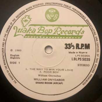 LP William Onyeabor: Body & Soul 367281
