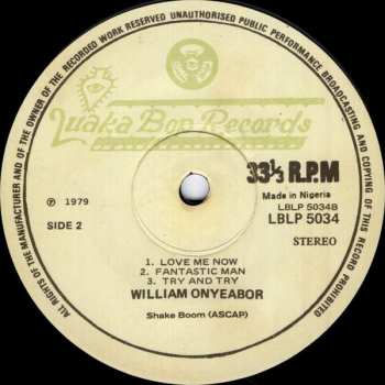 LP William Onyeabor: Tomorrow 343882