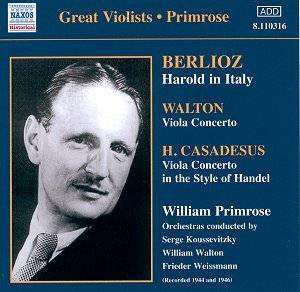 William Primrose: Great Violists