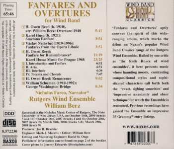 CD William Schuman: Fanfares And Overtures 453540