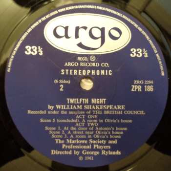 3LP/Box Set William Shakespeare: Twelfth Night