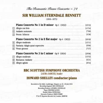 CD William Sterndale Bennett: Piano Concertos 1, 2, & 3 303447