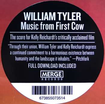 LP William Tyler: Music From First Cow  LTD 406438