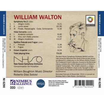 CD Sir William Walton: Symphony No. 2 / Viola Concerto 467807