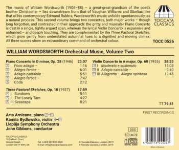 CD William Wordsworth: Orchestral Music, Volume Two 189547