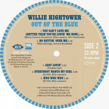 LP Willie Hightower: Out Of The Blue 60568