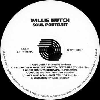 LP Willie Hutch: Soul Portrait LTD 383250