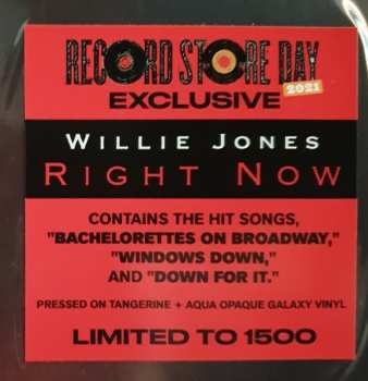 LP Willie Jones: Right Now LTD | CLR 336215