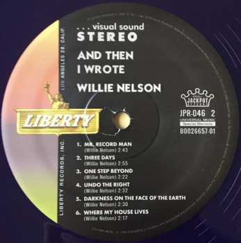 LP Willie Nelson: ... And Then I Wrote LTD | CLR 81271