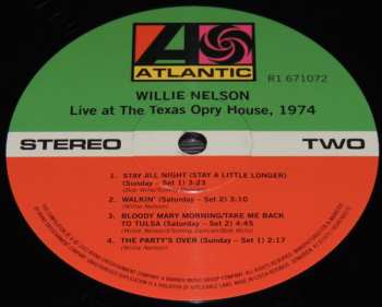 2LP Willie Nelson: Live At The Texas Opry House 1974 398231
