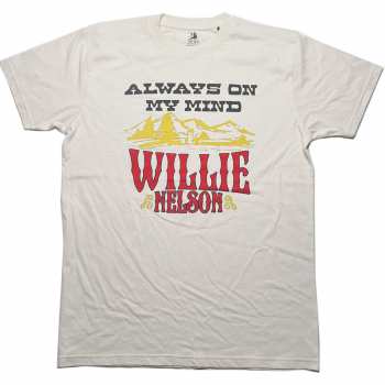 Merch Willie Nelson: Willie Nelson Unisex T-shirt: Always On My Mind (large) L