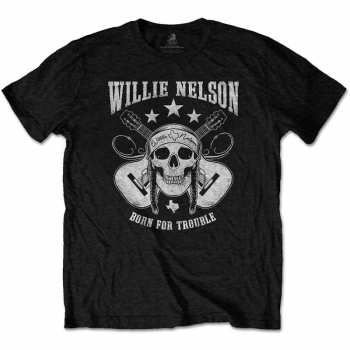 Merch Willie Nelson: Tričko Skull  S