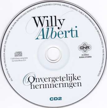 2CD Willy Alberti: Onvergetelijke Herinneringen