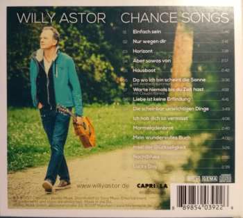 CD Willy Astor: Chance Songs 384302