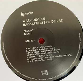 LP Willy DeVille: Backstreets Of Desire 78727