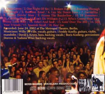 CD Willy DeVille: Live At The Metropol • Berlin