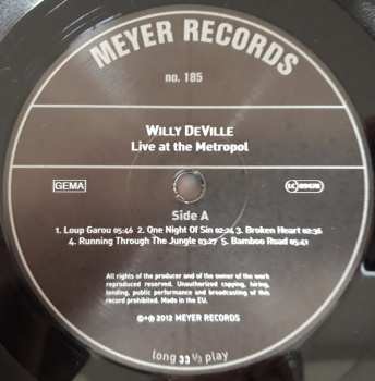 2LP Willy DeVille: Live At The Metropol • Berlin 74815