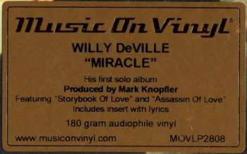 LP Willy DeVille: Miracle 471565