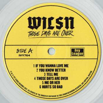 LP WILSN: Those Days Are Over CLR 451059