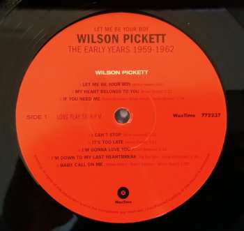 LP Wilson Pickett: Let Me Be Your Boy - The Early Years, 1959-1962 LTD 58848