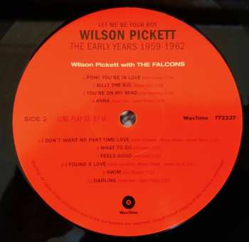 LP Wilson Pickett: Let Me Be Your Boy - The Early Years, 1959-1962 LTD 58848