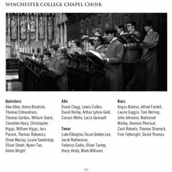 CD The Choir Of Winchester College Chapel: A Winter's Night: Christmas Music For Choir, Brass Quintet & Organ 396704