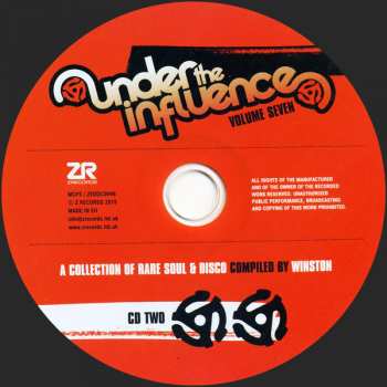 2CD Winston: Under The Influence Volume Seven (A Collection Of Rare Soul & Disco) 95198