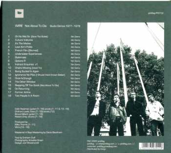 CD Wire: Not About To Die (Studio Demos 1977-1978) 341360