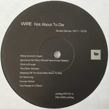 LP Wire: Not About To Die (Studio Demos 1977-1978) 452560