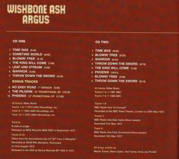 2CD Wishbone Ash: Argus DLX 2682