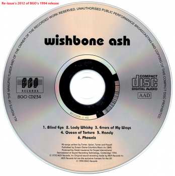 CD Wishbone Ash: Wishbone Ash 284613
