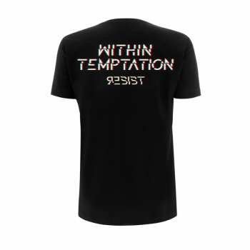 Merch Within Temptation: Tričko Glitch Icon S
