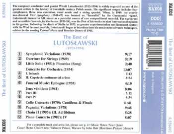 CD Witold Lutoslawski: The Best Of Lutosławski 175253