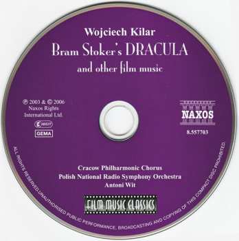 CD Wojciech Kilar: Bram Stocker's Dracula And Other Film Music 326733