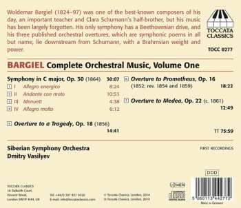 CD Woldemar Bargiel: Complete Orchestral Music, Volume One 190263