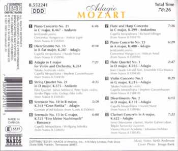 CD Wolfgang Amadeus Mozart: Adagio Mozart 119113