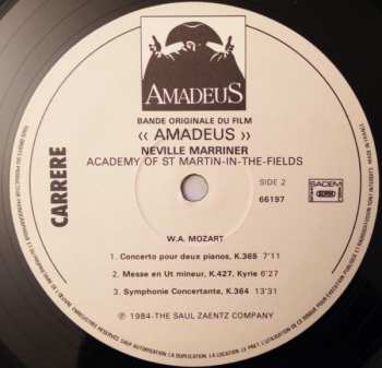 2LP Wolfgang Amadeus Mozart: Amadeus (Bande Originale Du Film) (2xLP) 386573